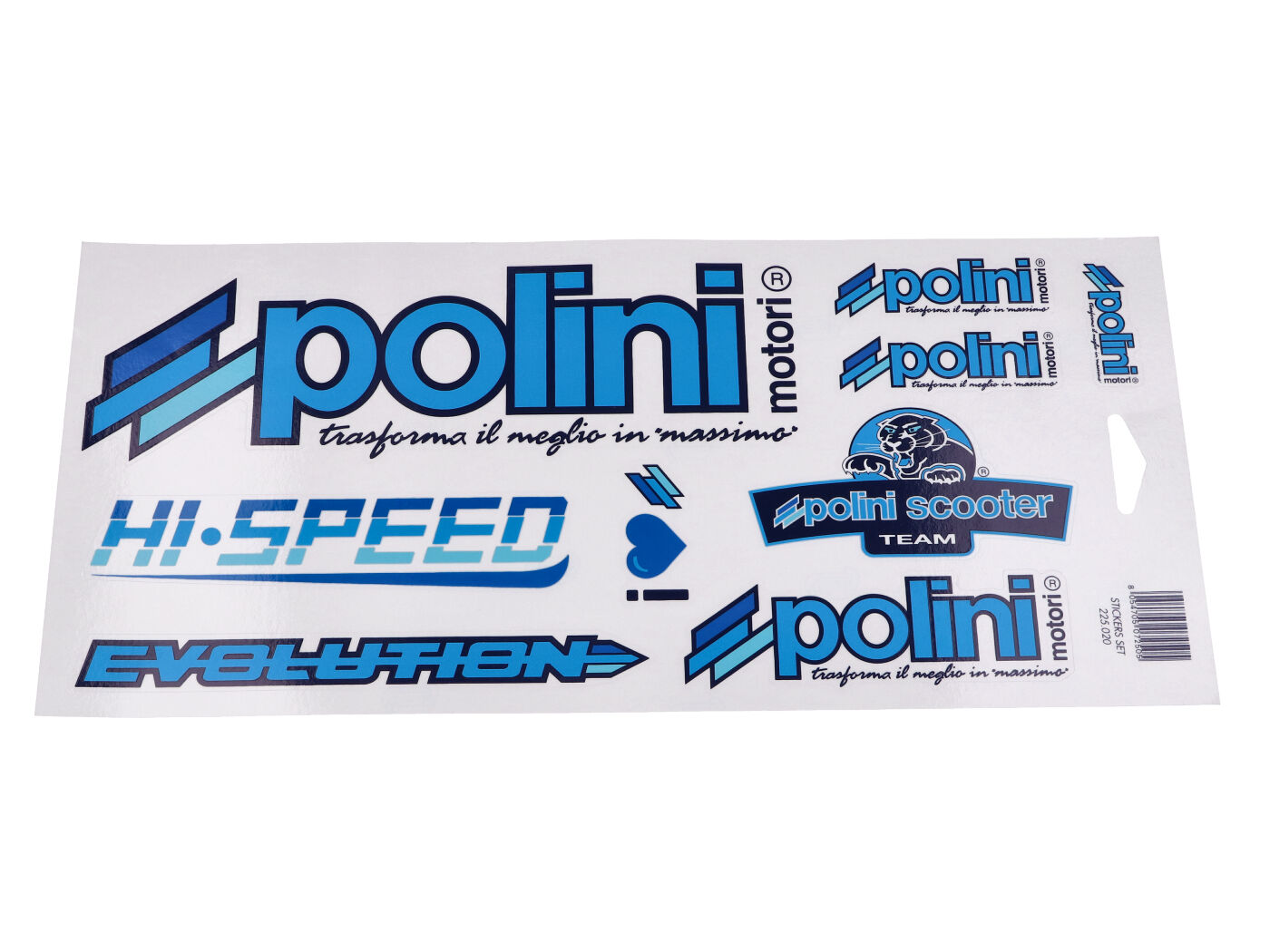 lipdukų komplektas Polini Scooter Team