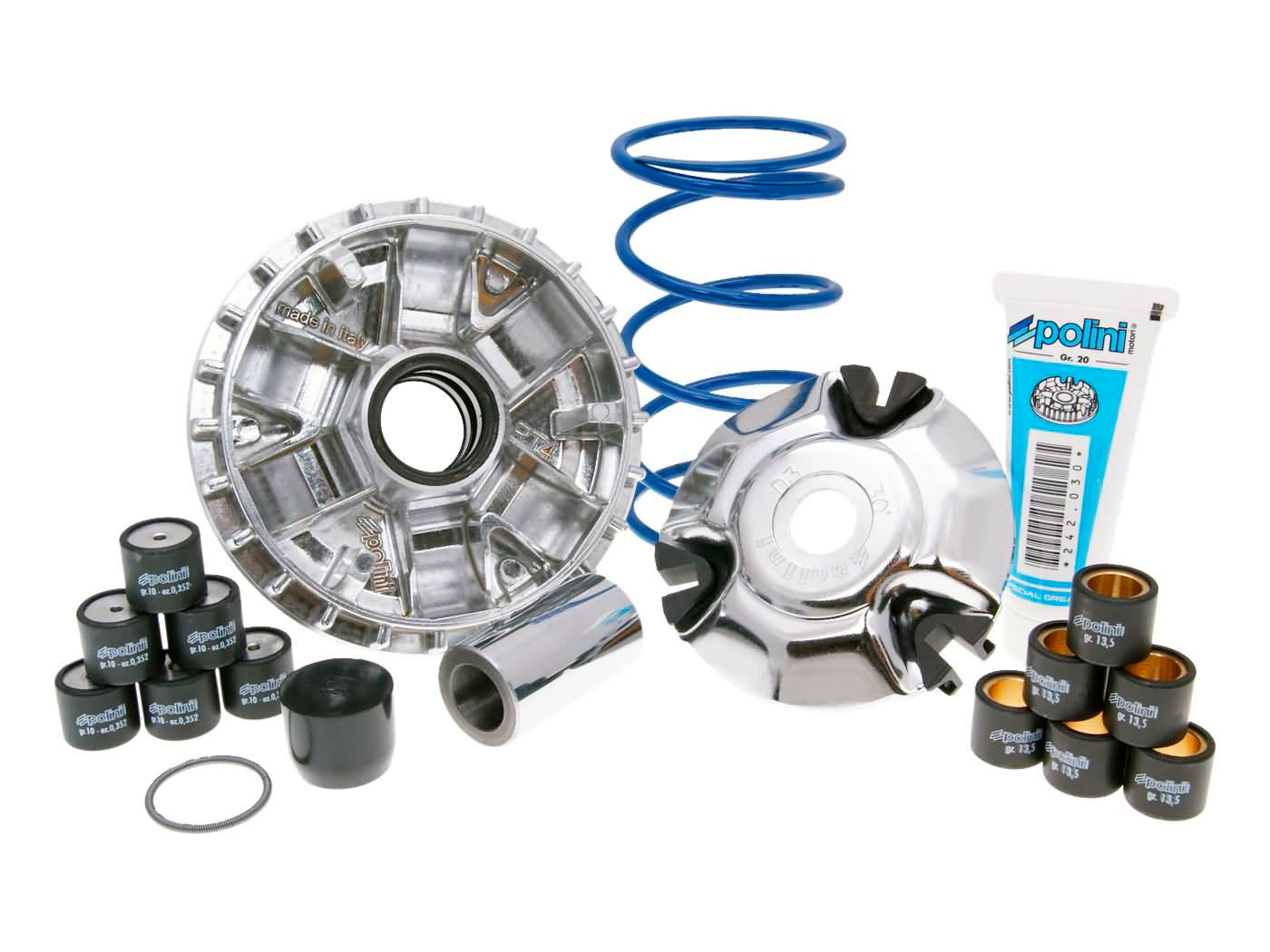 Polini Maxi Hi-Speed ​​variatorius, skirtas Aprilia, Derbi, Gilera, Peugeot, Piaggio, Vespa 125, 150cc