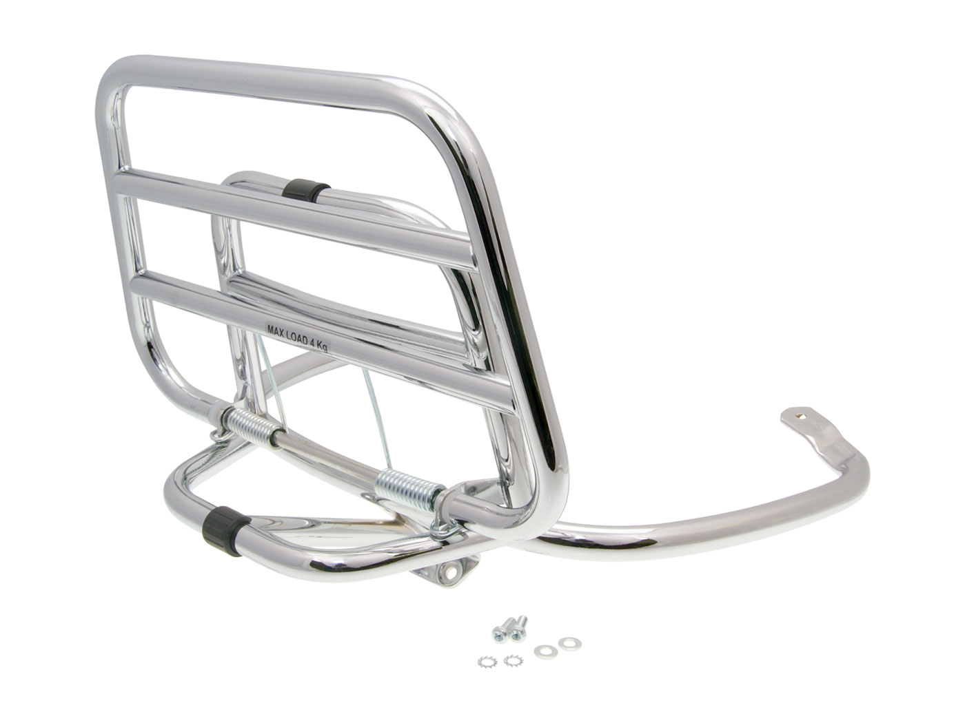 bagažinės / viršutinio dėklo tvirtinimo OEM sulankstomas chromas, skirtas Vespa Primavera / Sprint