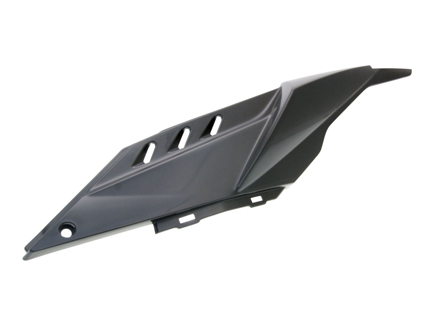 šoninis dangtelis kairysis OEM juodas, skirtas Aprilia RX, SX 06-17