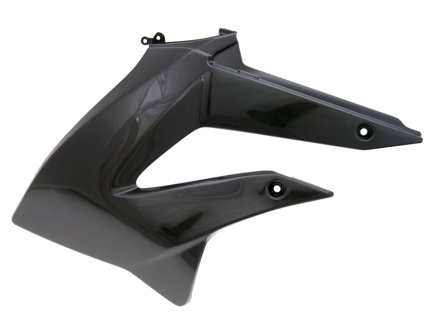 Šoninis plastikas kairysis OEM juodas Derbi Senda 2011-, Gilera RCR, SMT