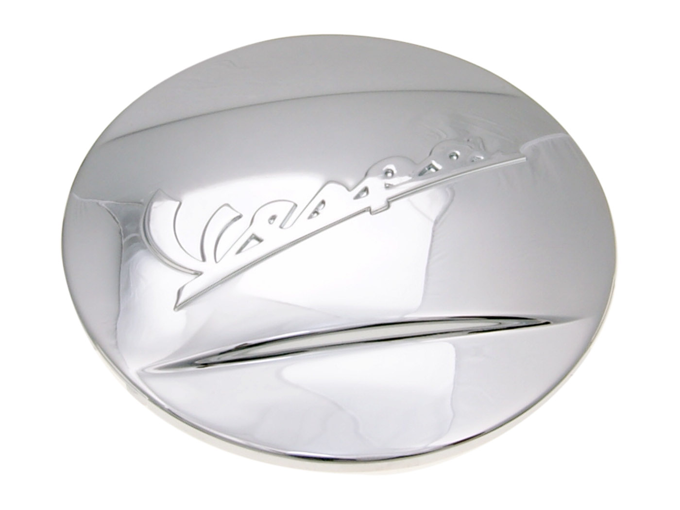 Variatoriaus dangtelis OEM „Vespa“ chromuotas, skirtas Vespa GTS, LX, LXV, GTV, GT, ET4