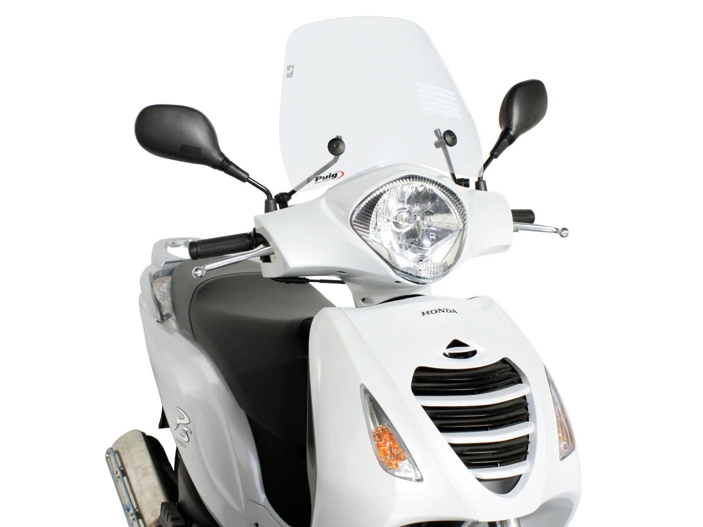 priekinis stiklas Puig Trafic skaidrus / skaidrus, skirtas Honda Passion 125 (06-14)