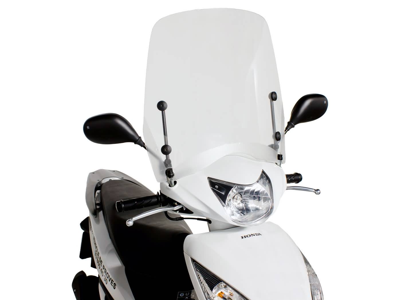 priekinis stiklas Puig T.S. skaidrus / skaidrus, skirtas Honda NSC Vision 50, 110 (11-14)