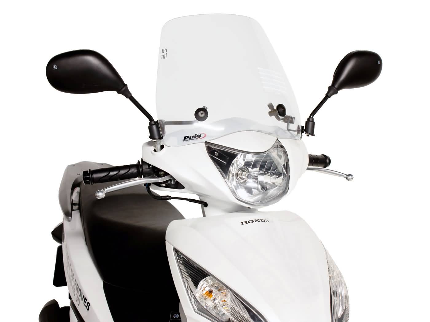 priekinis stiklas Puig Trafic skaidrus / skaidrus, skirtas Honda NSC Vision 50, 110 (11-14)