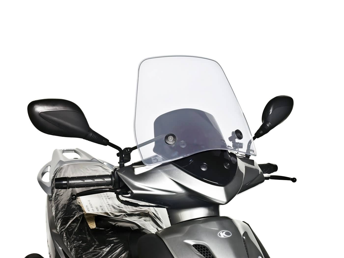 priekinis stiklas Puig Trafic skaidrus / skaidrus, skirtas Kymco Agility City, RS, DJ S 50, 125 (11-14)