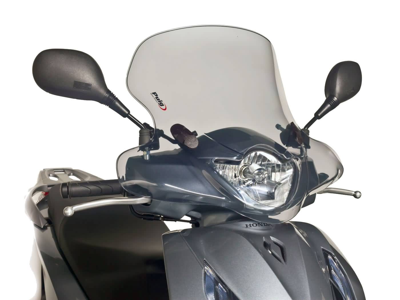 priekinis stiklas Puig City Touring dūmai Honda SH 125i, SH 150i 12-14