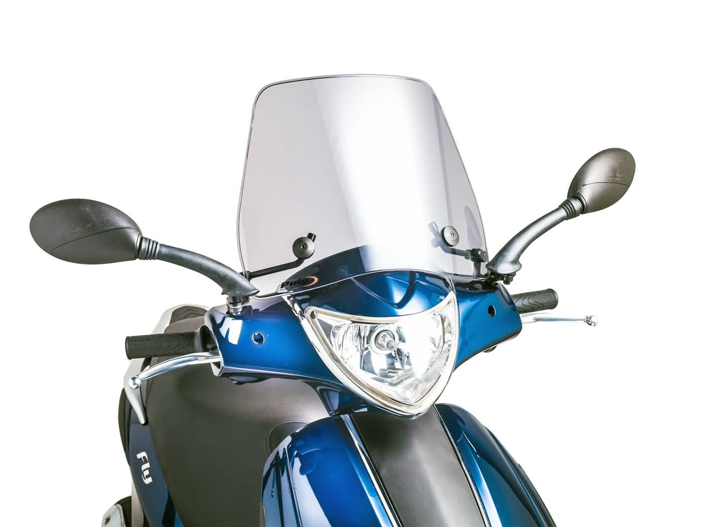 priekinis stiklas Puig Trafic dūmai Piaggio Fly 50 (05-14)