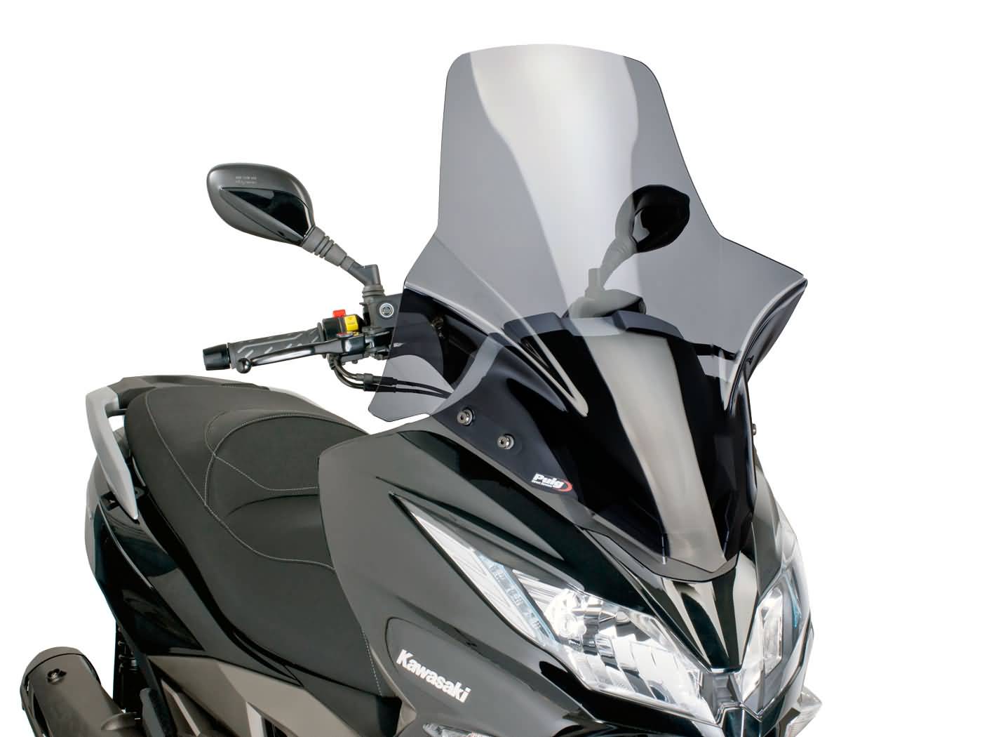 priekinis stiklas Puig V-Tech Line Touring tamsus dūmas Kawasaki J300
