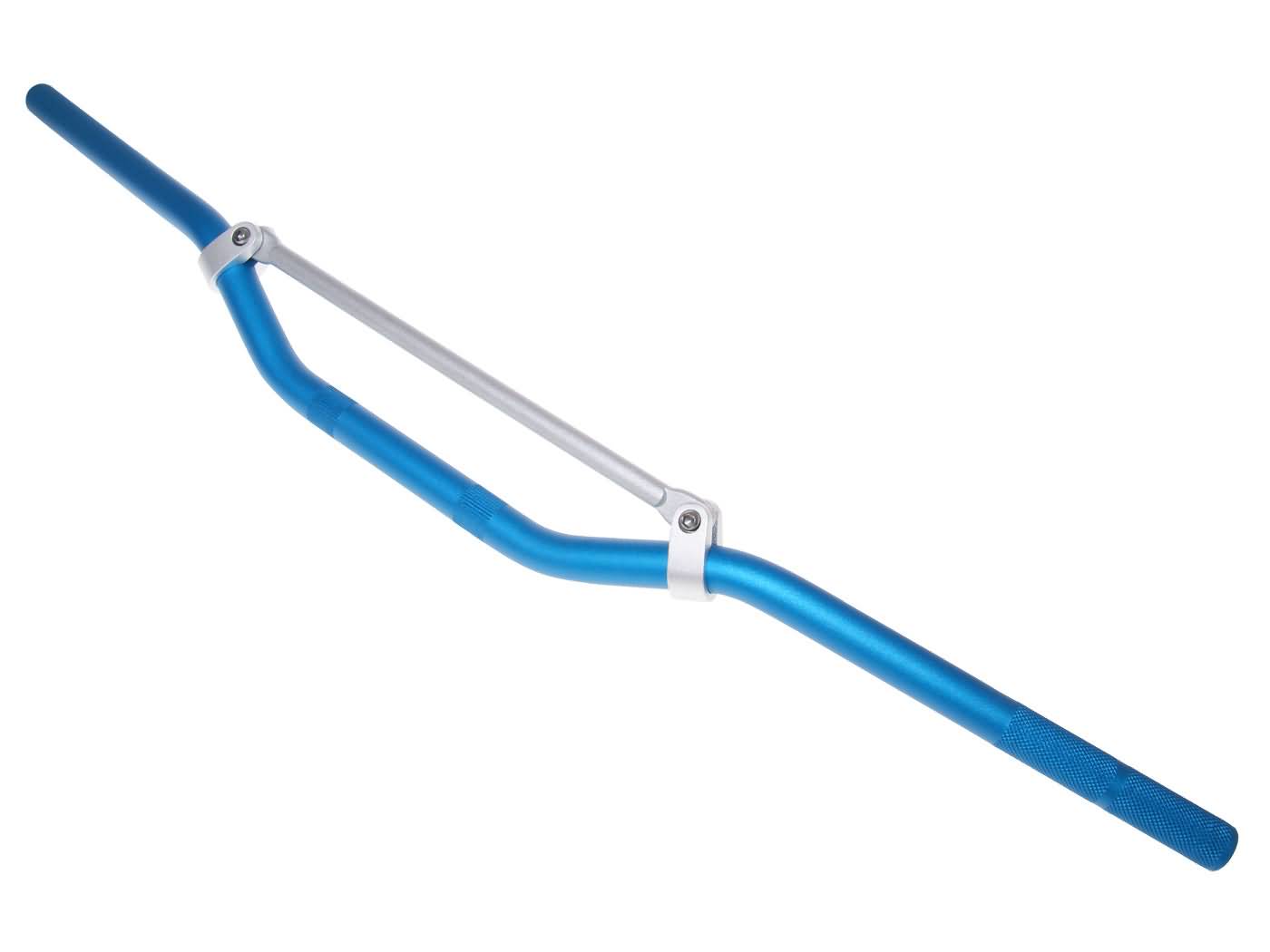 MX vairas aliuminis su skersiniu mėlynas 22mm - 810mm