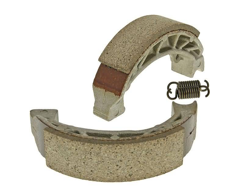 Būgninių stabdžių kaladėlių komplektas 110x25mm būgniniams stabdžiams Gilera Runner, Piaggio NRG, ZIP, Vespa S50