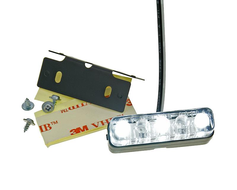 valstybinio numerio apšvietimas LED Mini universalus