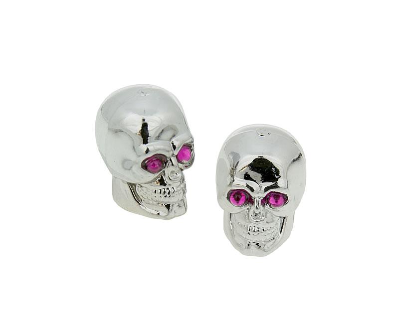 Ventilių dangteliai Skull chrome - universalus
