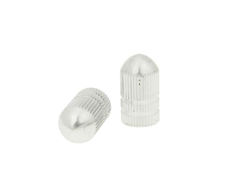 Ventilių dangteliai Bullet anoduotas aliuminis - sidabras - universalus