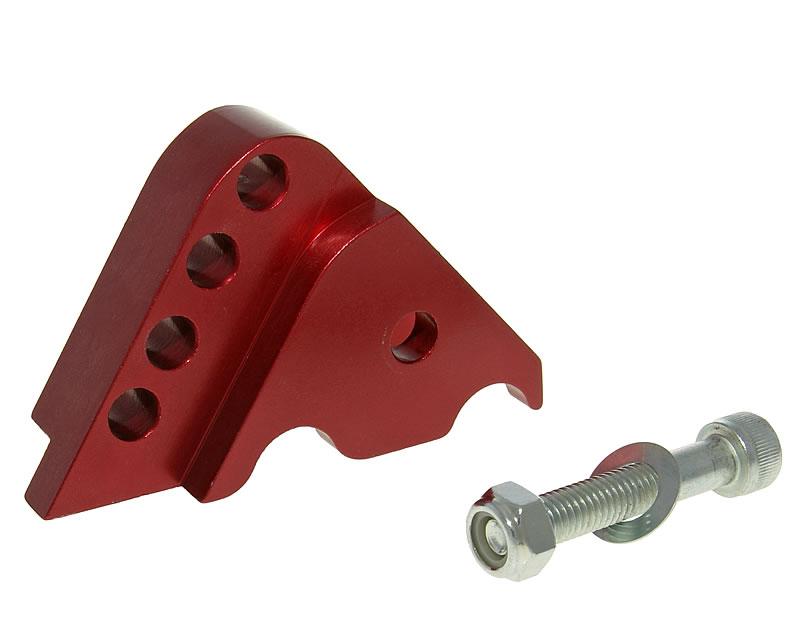 Amortizatoriaus paaukštinimas CNC 4 skylių reguliuojamas tvirtinimas - raudonas Minarelli Horizontal