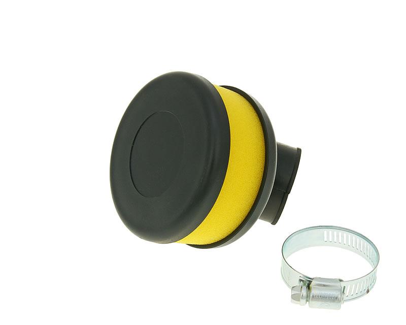 oro filtras Plokščias geltonas 28-35 mm sulenkta jungtis (adapteris)