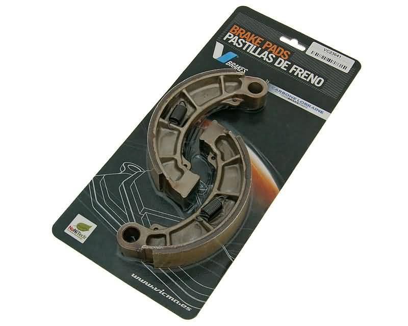 Būgninių stabdžių kaladėlių komplektas 160x30mm būgniniams stabdžiams Honda Foresight, Pantheon 2T FES, TRX 350, 400, 420, 450 FourTrax
