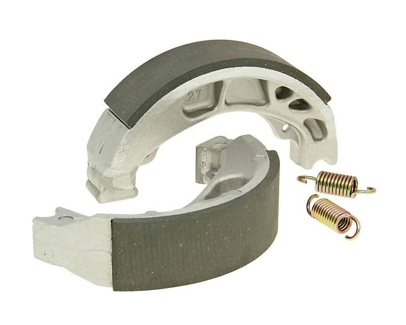 Būgninių stabdžių kaladėlių komplektas 110x25mm būgniniams stabdžiams Peugeot Django, Kisbee, Speedfight 3