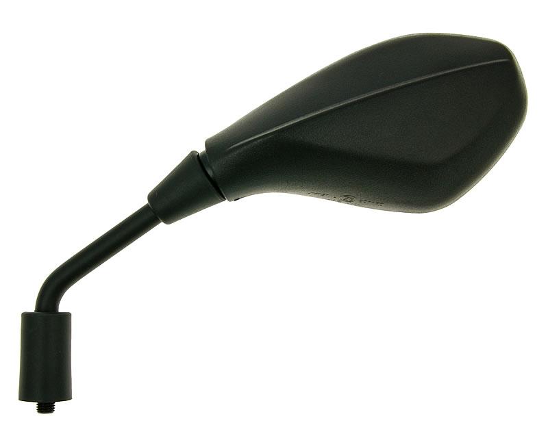 veidrodis kairysis E ženklu pažymėtas 10 mm sriegis, skirtas Piaggio TPH 50 (10-)