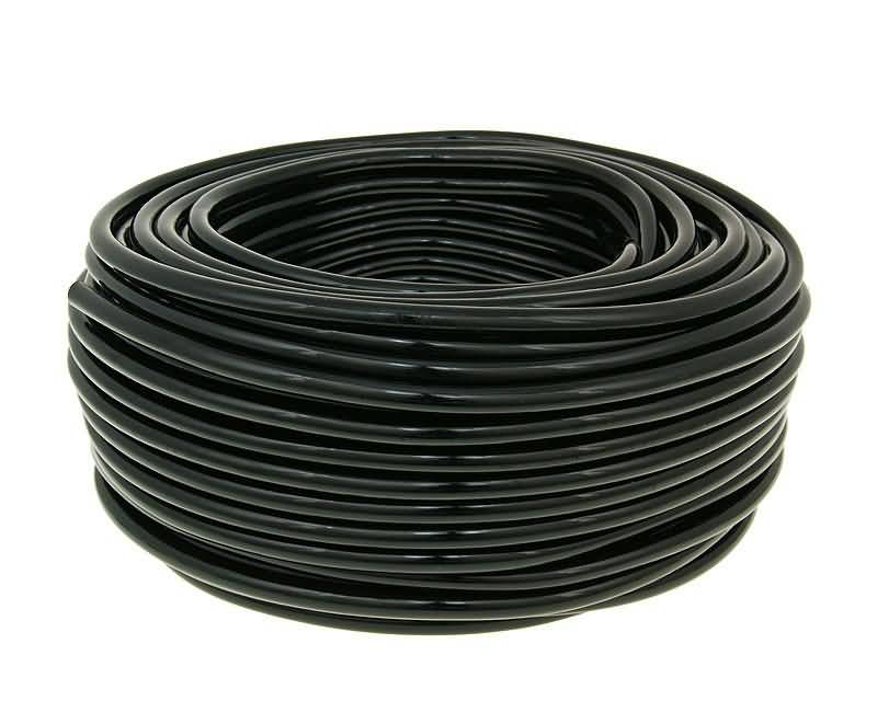 Kuro žarnelė juoda 50m ritė - 5mm vidinis, 9mm išorinis skersmuo