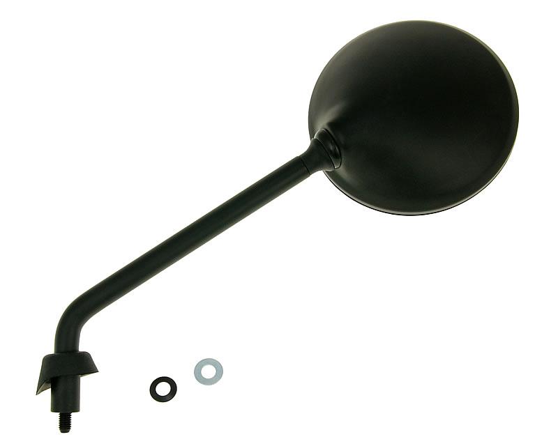 veidrodėlis kairysis E ženklu pažymėtas 8 mm sriegis, skirtas Derbi Sonar, Piaggio Liberty 2-, 4-taktų, Sport (06-)