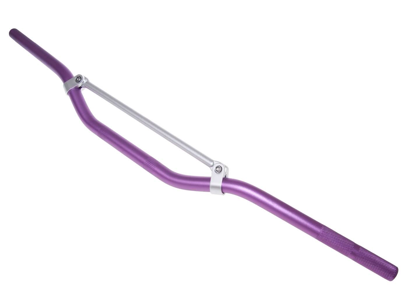 MX vairas aliuminis su skersine petneša violetine 22mm - 810mm