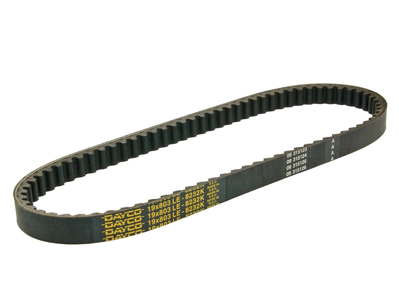 V formos diržas Dayco 803-19 Power Plus skirtas SYM VS 125, 150, VS 125S 2006-2010, SYM Euro MX, Shark 125, 150