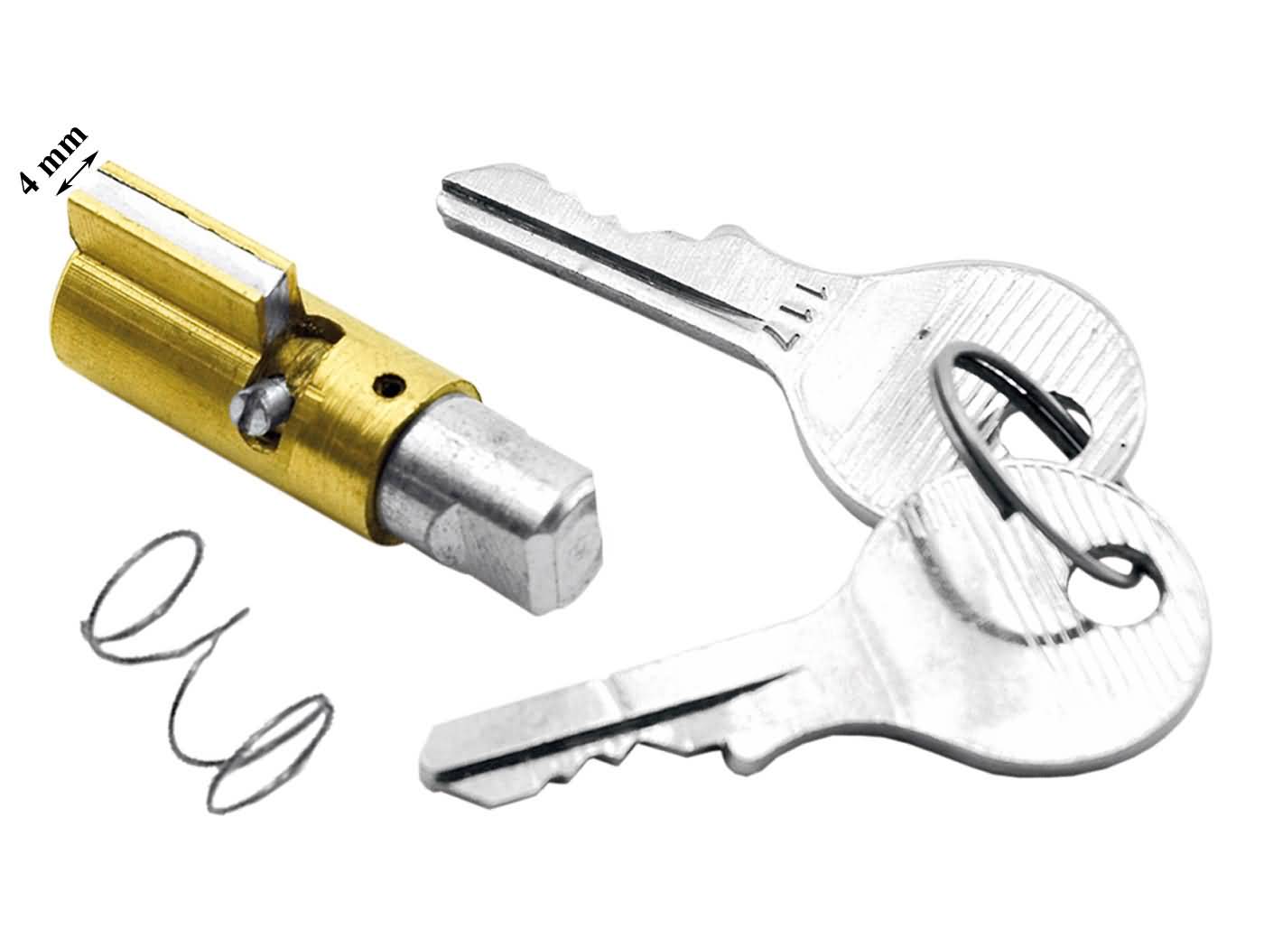 vairo ir skyriaus užraktas 4mm Vespa 50, 125