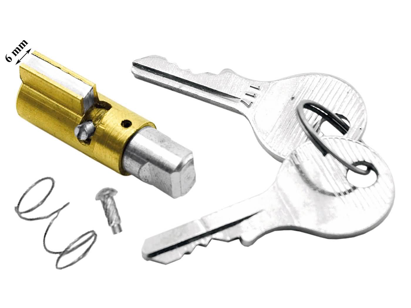 vairo ir bagažo skyriaus užraktas 6mm Vespa 50, 125
