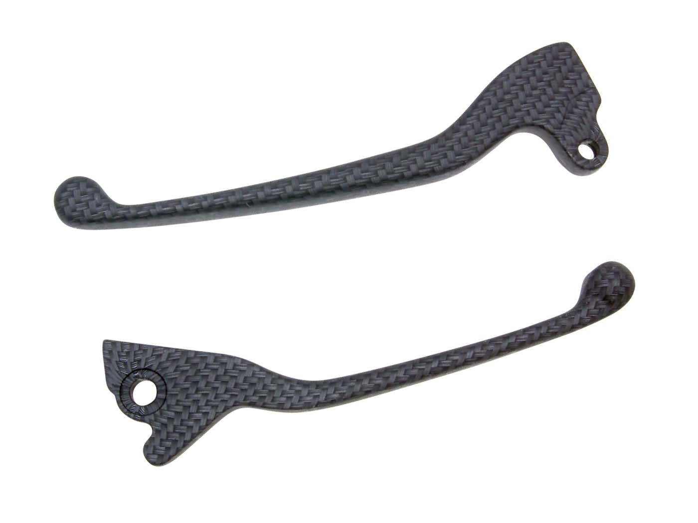stabdžių svirties komplektas Carbon Look Vespa S 125, 150 2008-
