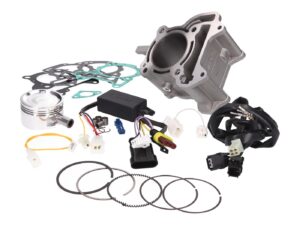 Cilindro komplektas Polini aliuminio 172cc 61mm, skirtas Vespa GTS 125ie E4 4V, 150ie E4 4V, Piaggio Medley 125ie E4 4V, 150ie E4 4V