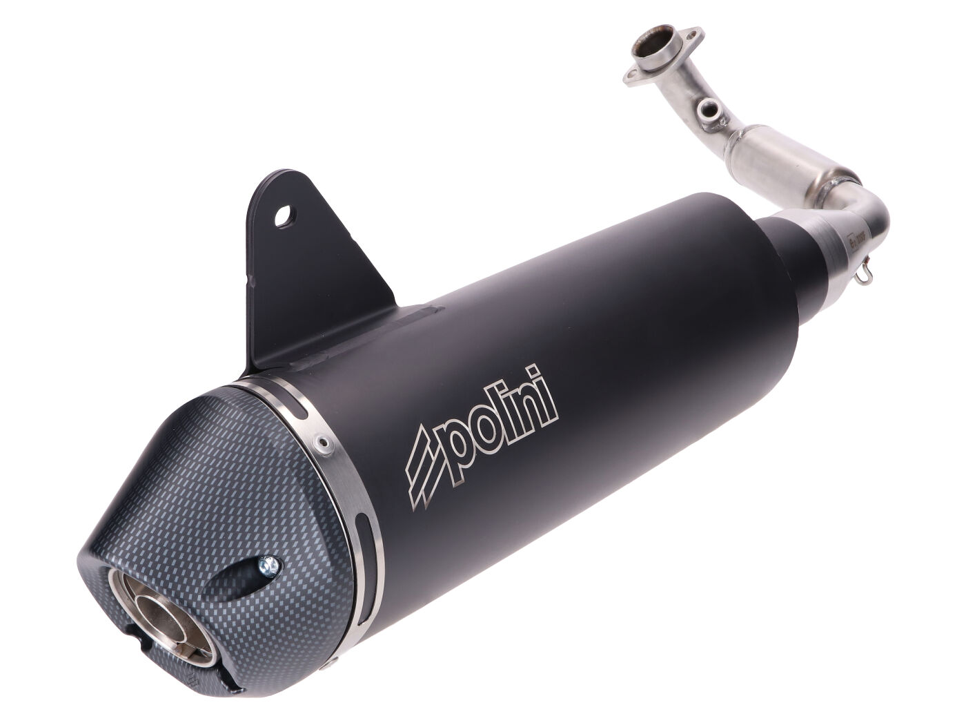 Duslintuvas Polini Slip-On Inox, skirtas Vespa GTS 300, GTV 300 Euro5 (su katalizatoriumi)