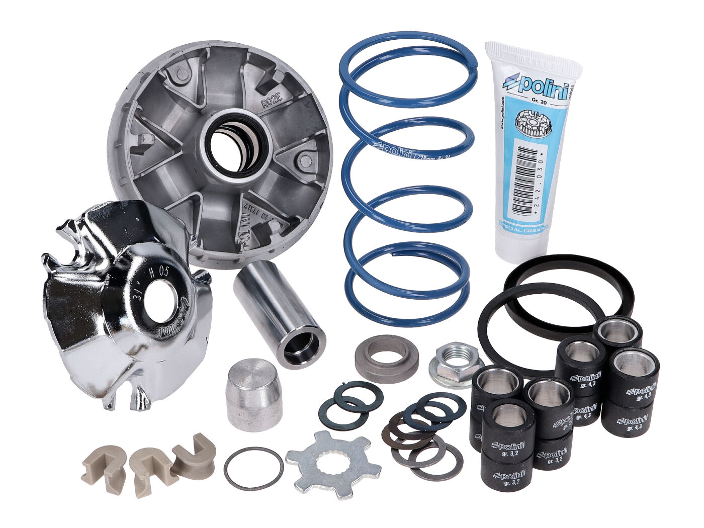 variatorius Polini Hi-Speed ​​Evolution 2 16 mm, 12,5°, skirtas Piaggio