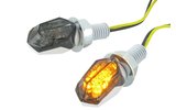 Indikatorių komplektas LED Mini II Black Line baltas