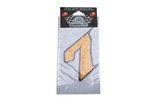 Skaičių lipdukas "7" geltonas (9cm)