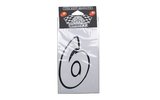 Skaičių lipdukas "6" baltas (9cm)