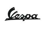 Ženklas Vespa juodas