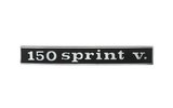 Ženklas Vespa Sprint V. 150cc juodas / chromas