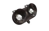 Priekinių žibintų kaukė Double Optic Yamaha BW's NG / MBK Next juoda