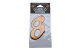 Skaičiaus lipdukas "8" geltonas (9cm)