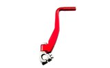 Kick Start Lever AM6 plieno / aliuminio raudona