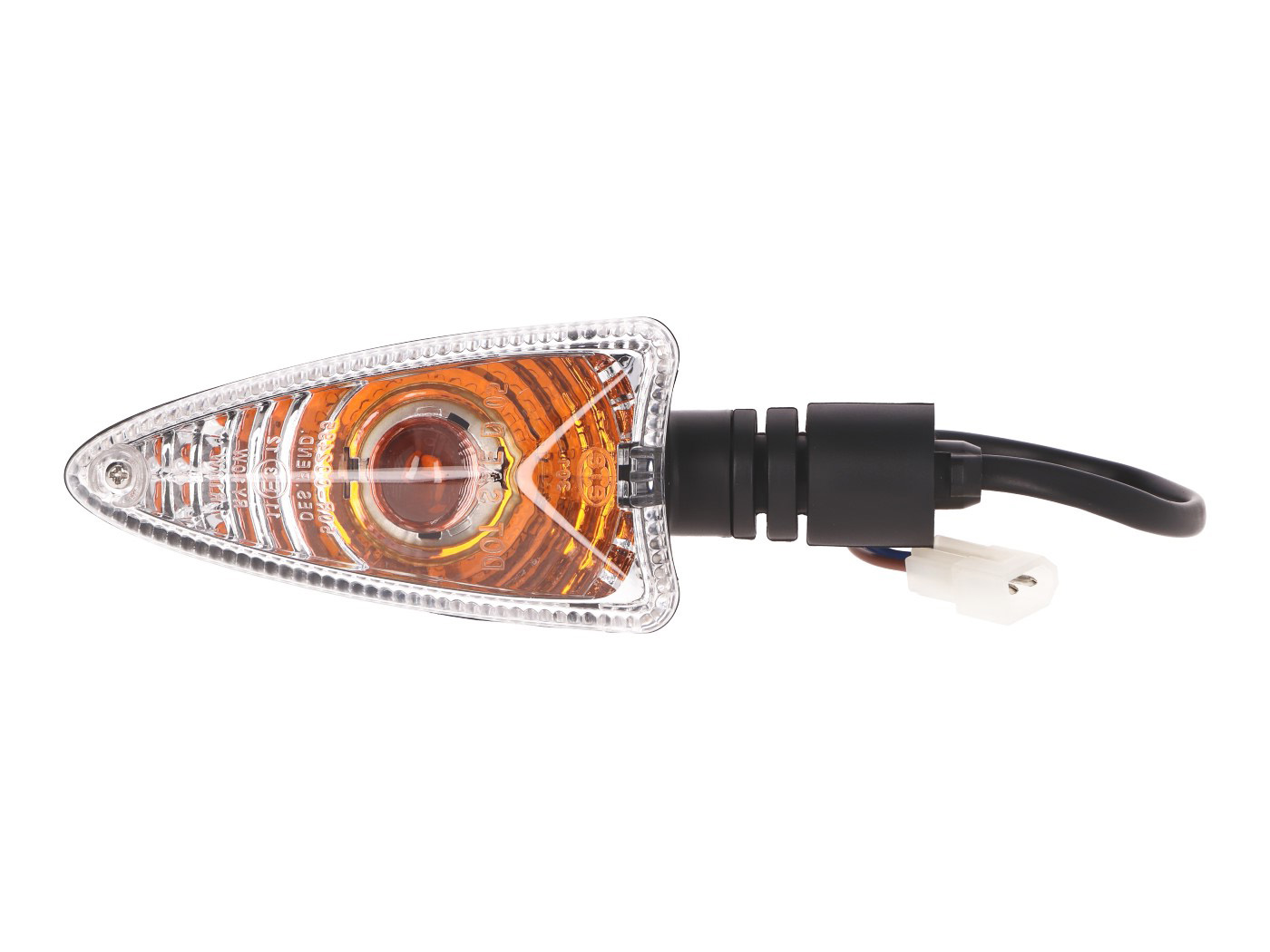 Posūkio žibintas priekinė dešinė / galinė kairė, skirta Aprilia RX/SX 06-, Derbi Senda 18-, Gilera SMT/RCR 18-