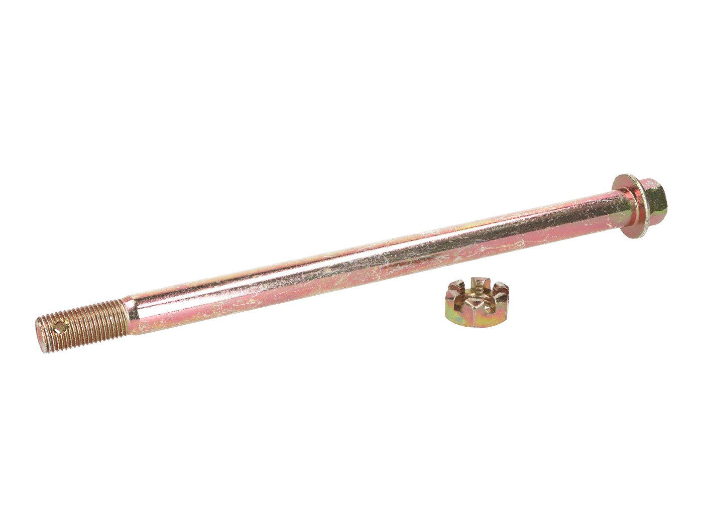 galinio rato ašis M14 15x240 mm, skirta Aprilia RX, SX 50, Derbi Senda X-Treme DRD, Generic Trigger