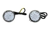 Indikatoriai LED Mino juoda / balta
