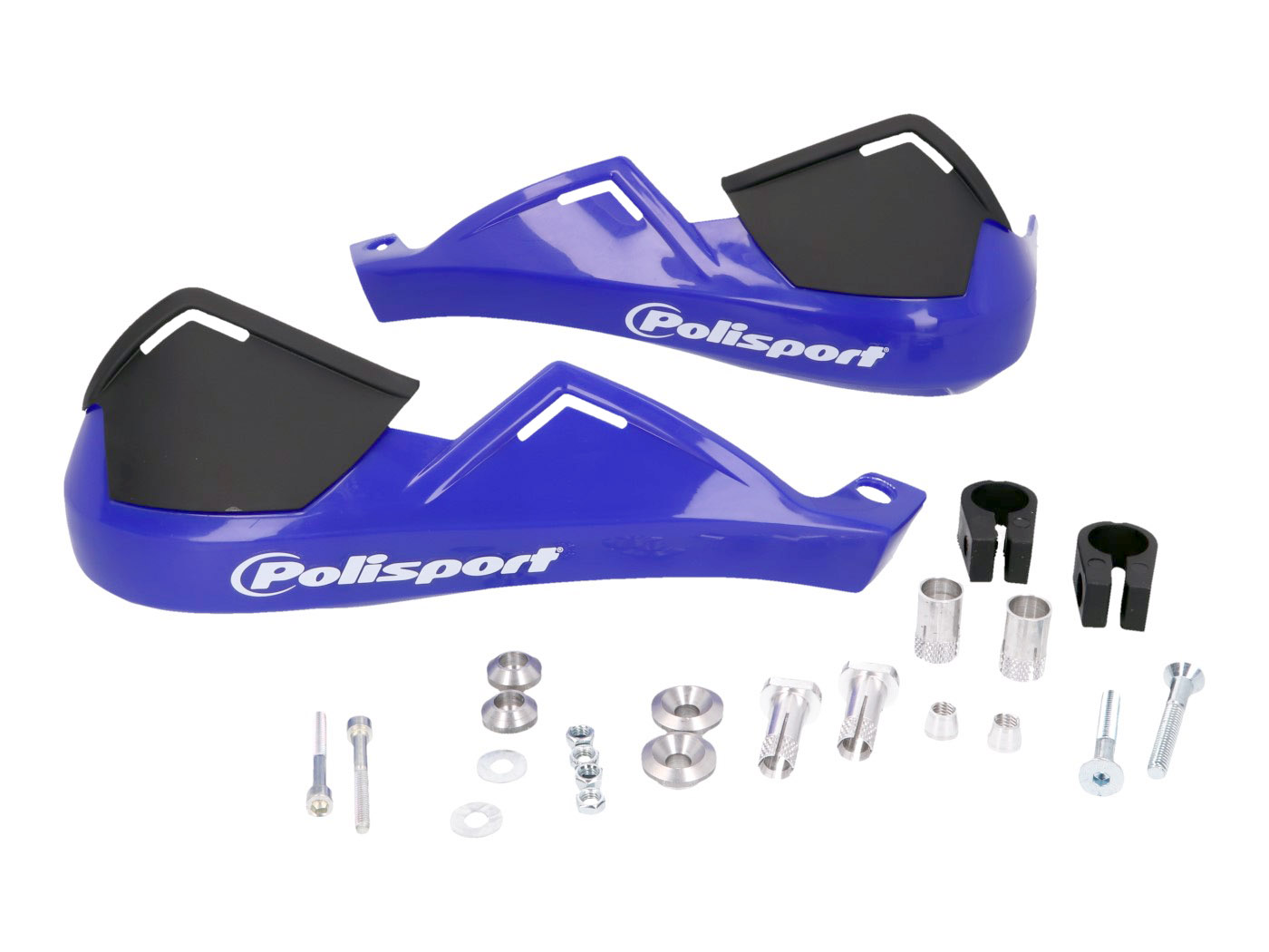 rankų apsaugos Polisport Evolution Integral mėlynos spalvos 22mm skersmens vairui