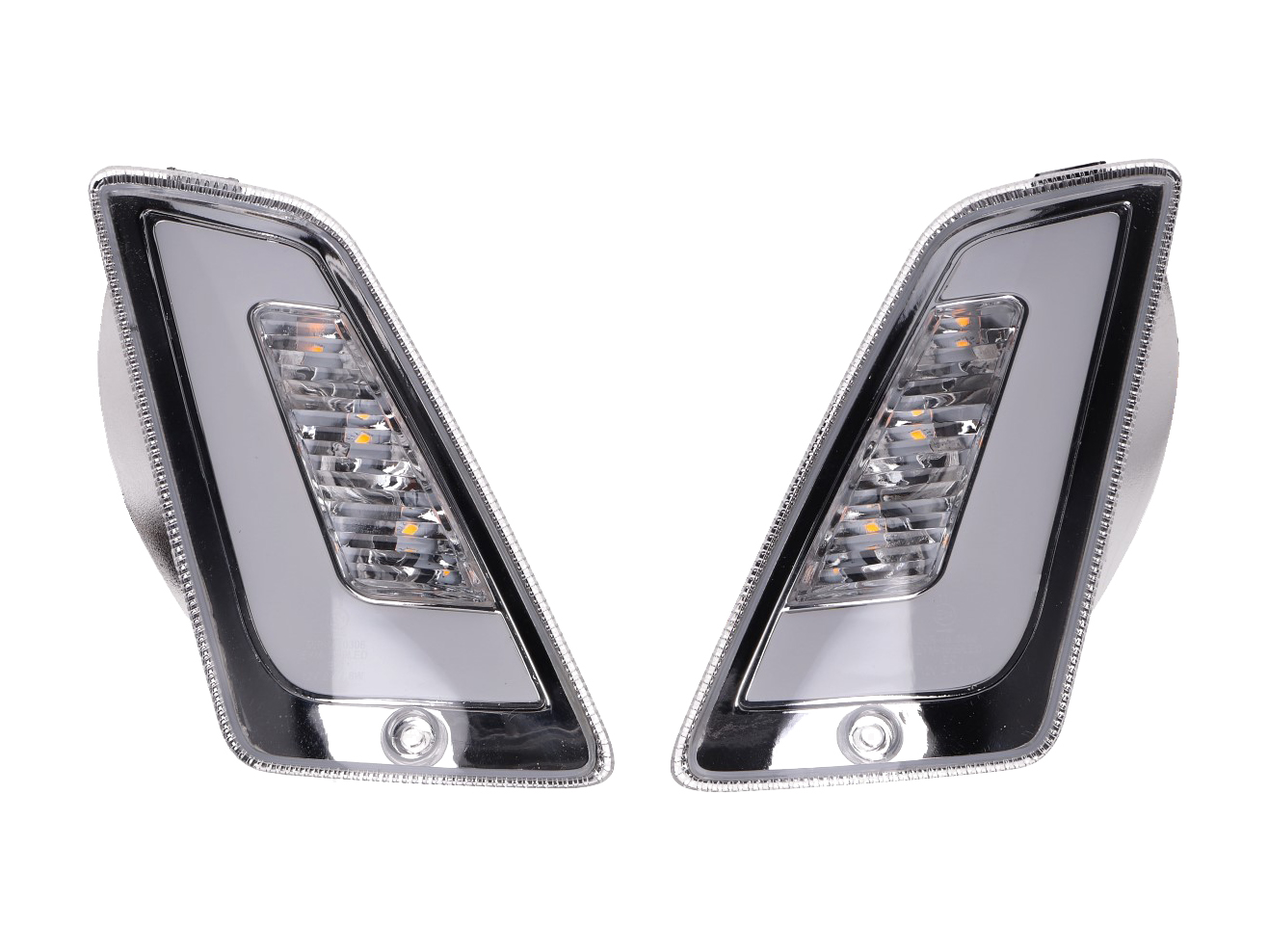 indikatorius priekyje Power1 LED baltas su dienos žibintu, skirtas Vespa GT, GTL, GTV, GTS 125-300