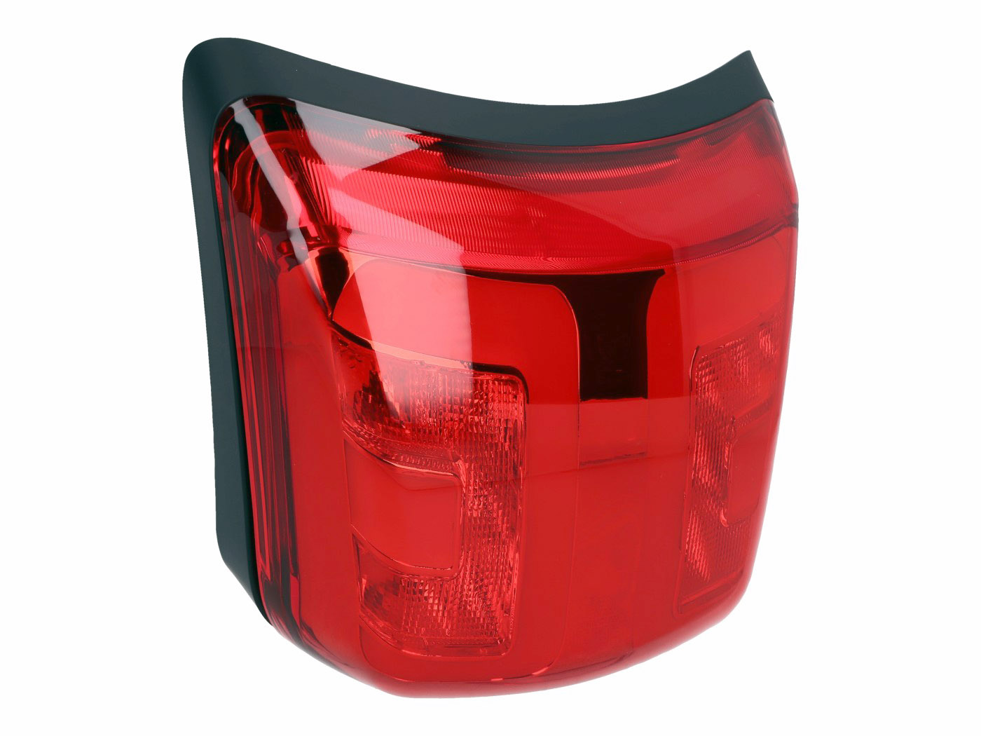 galinis žibintas Power1 LED matinis juodas, skirtas Vespa GTS