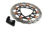 Plaukiojantis stabdžių diskas priekyje + Adapteris Stage6 R/T 300mm Derbi Senda SM