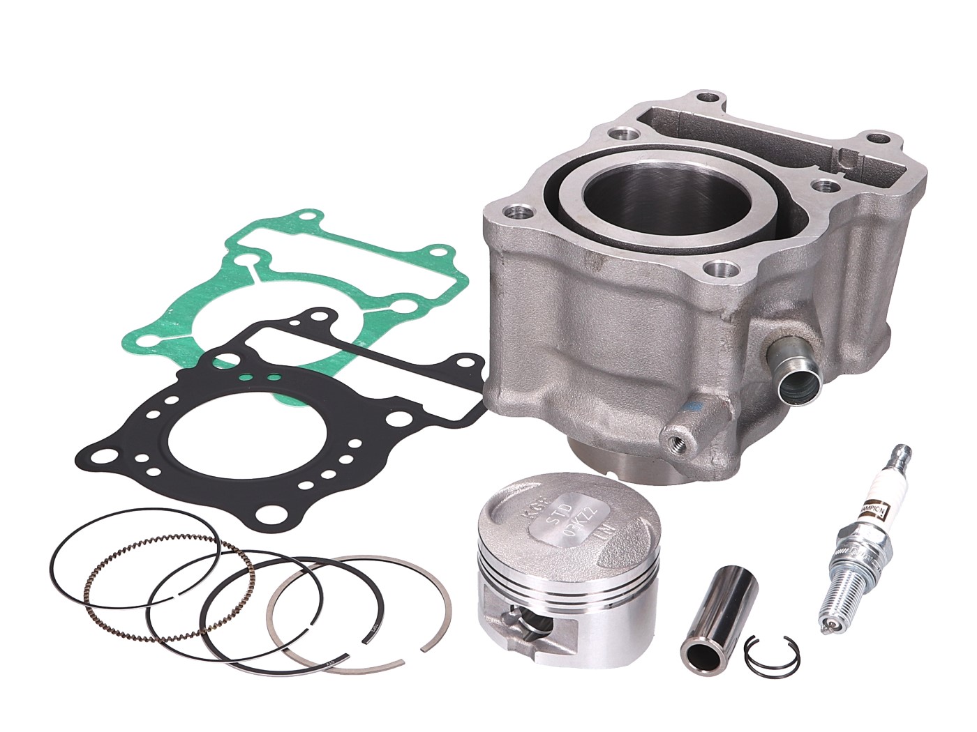Cilindro komplektas EVOK 125cc 52,4mm, skirtas Honda SH NES, FES, PES, SES 125
