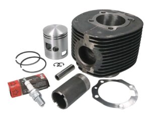 Cilindro komplektas EVOK 200cc 66,5mm, skirtas Vespa P 200 X, PX 200, Cosa, Rally